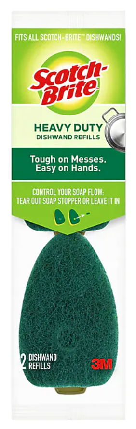 DISHWAND REFILLS, HEAVY DUTY, SCOTCH-BRITE, 2/PK MAIN